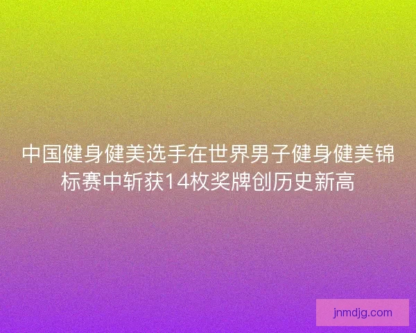 中国健身健美选手在世界男子健身健美锦标赛中斩获14枚奖牌创历史新高 中国健身健美选手在世界男子健身健美锦标赛中斩获14枚奖牌创历史新高